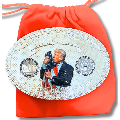 Donald J Trump Belt Buckle image 0