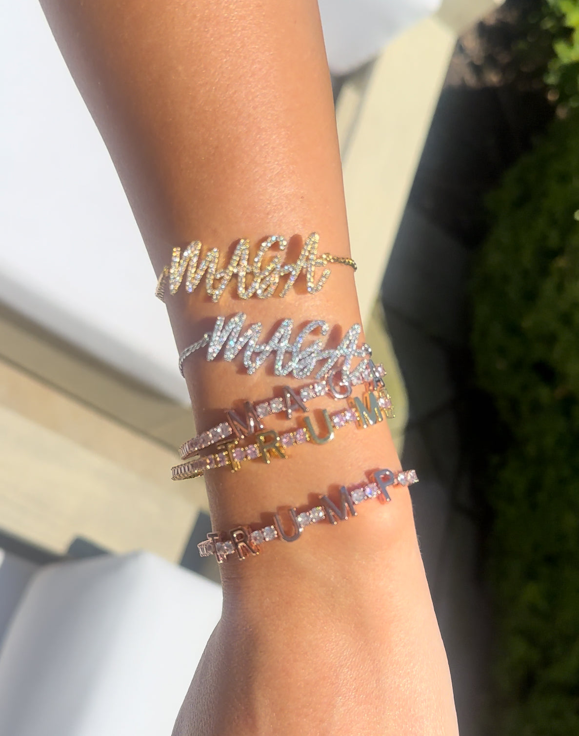 MAGA Tennis Bracelet Lab Grown Diamonds image 6