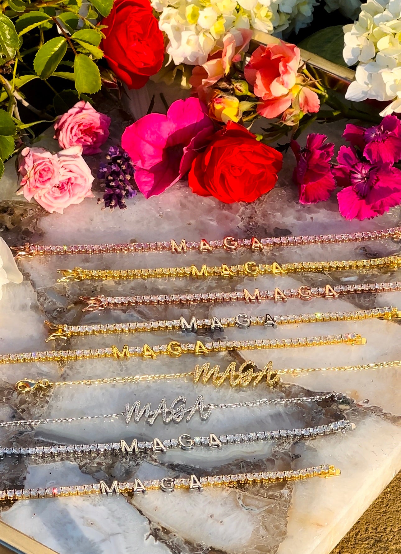 MAGA Tennis Bracelet Lab Grown Diamonds image 4