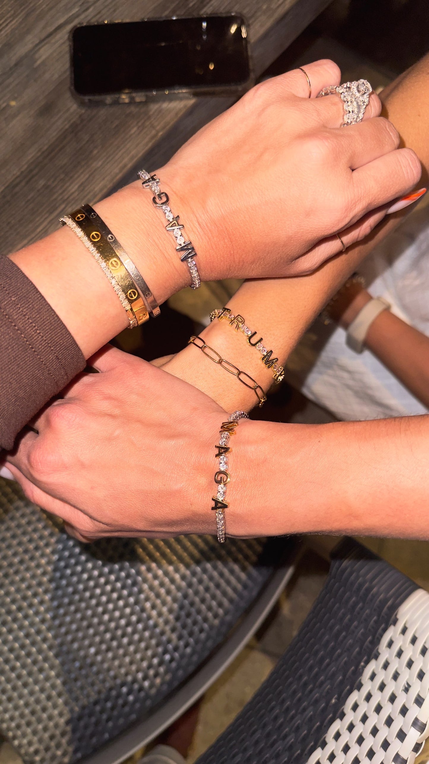 MAGA Tennis Bracelet Lab Grown Diamonds image 11